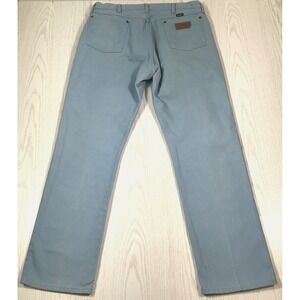 Vintage 80s Wrangler Jeans Men 38x34 Tag 40 Baby Blue Made In USA Cowboy 13MWZCS